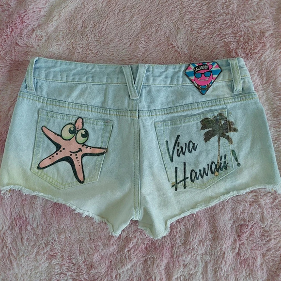 Lalabobo Denim Cutoff Jean Shorts - Picture 7 of 10